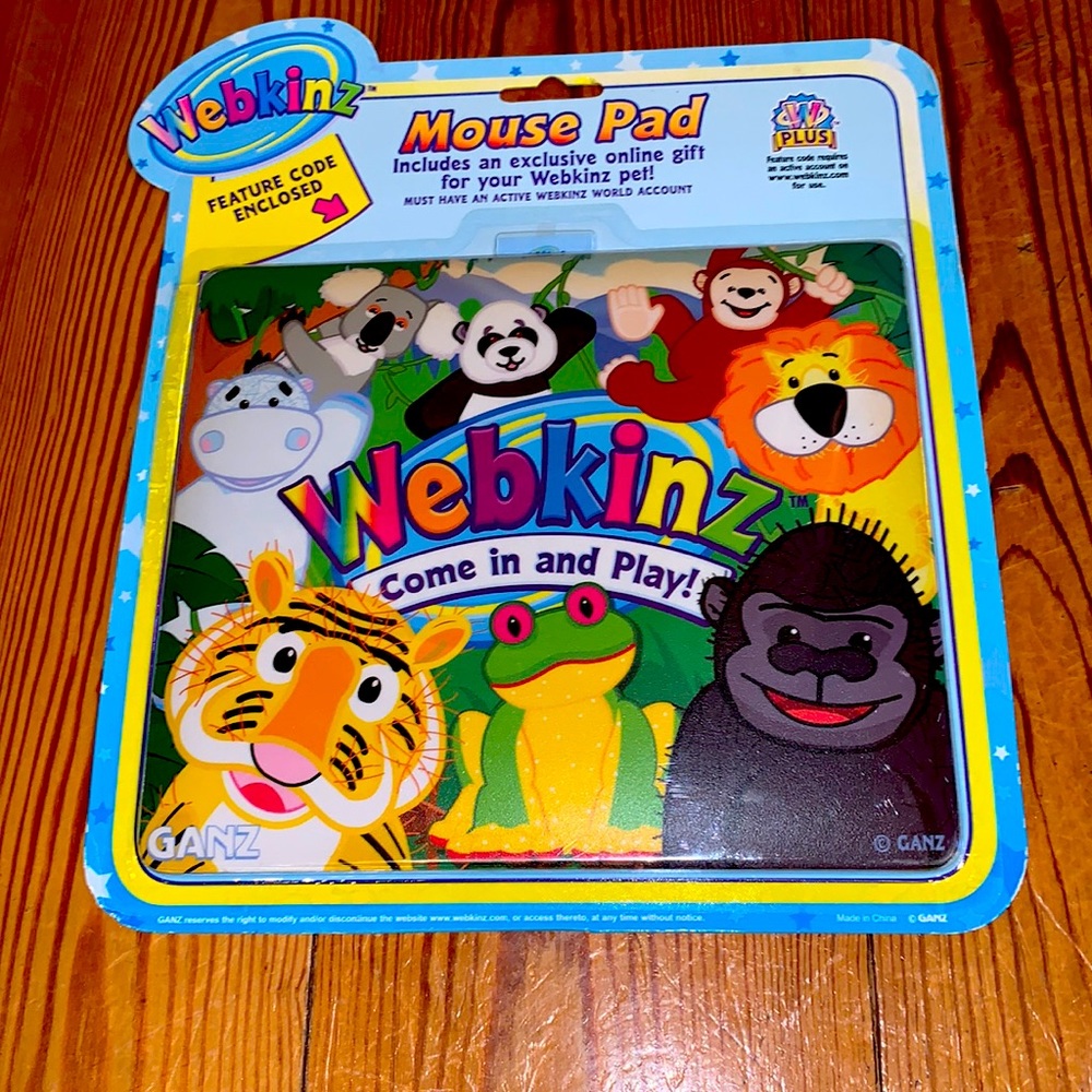 Vintage Webkinz Mouse Pad